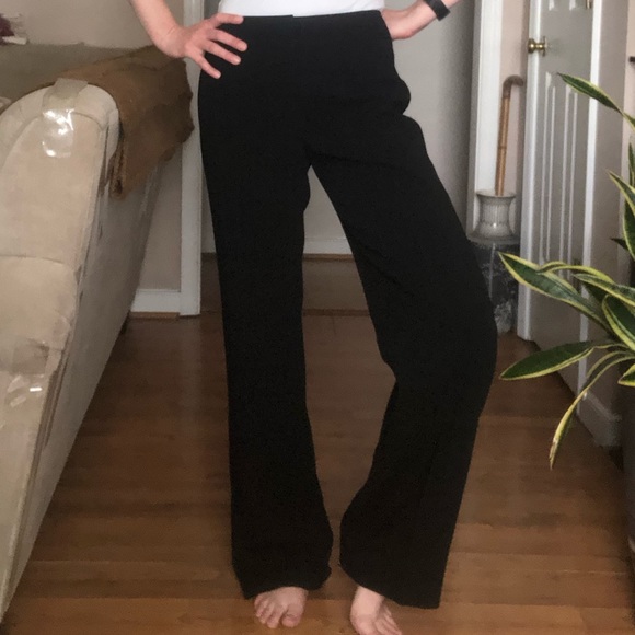 Ann Taylor Pants - Ann Taylor Straight-Leg Pinstripe Trouser Pants (2)